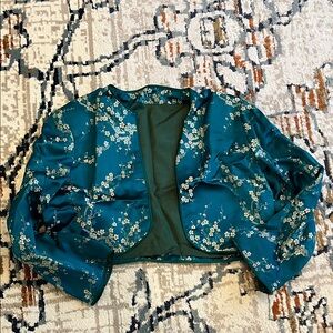Chinese Teal Women's Shrug